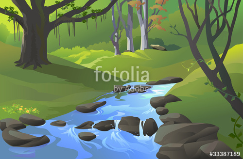 500x328 Fresh Water Stream In Amazon Forest Stock Image And Royalty Free