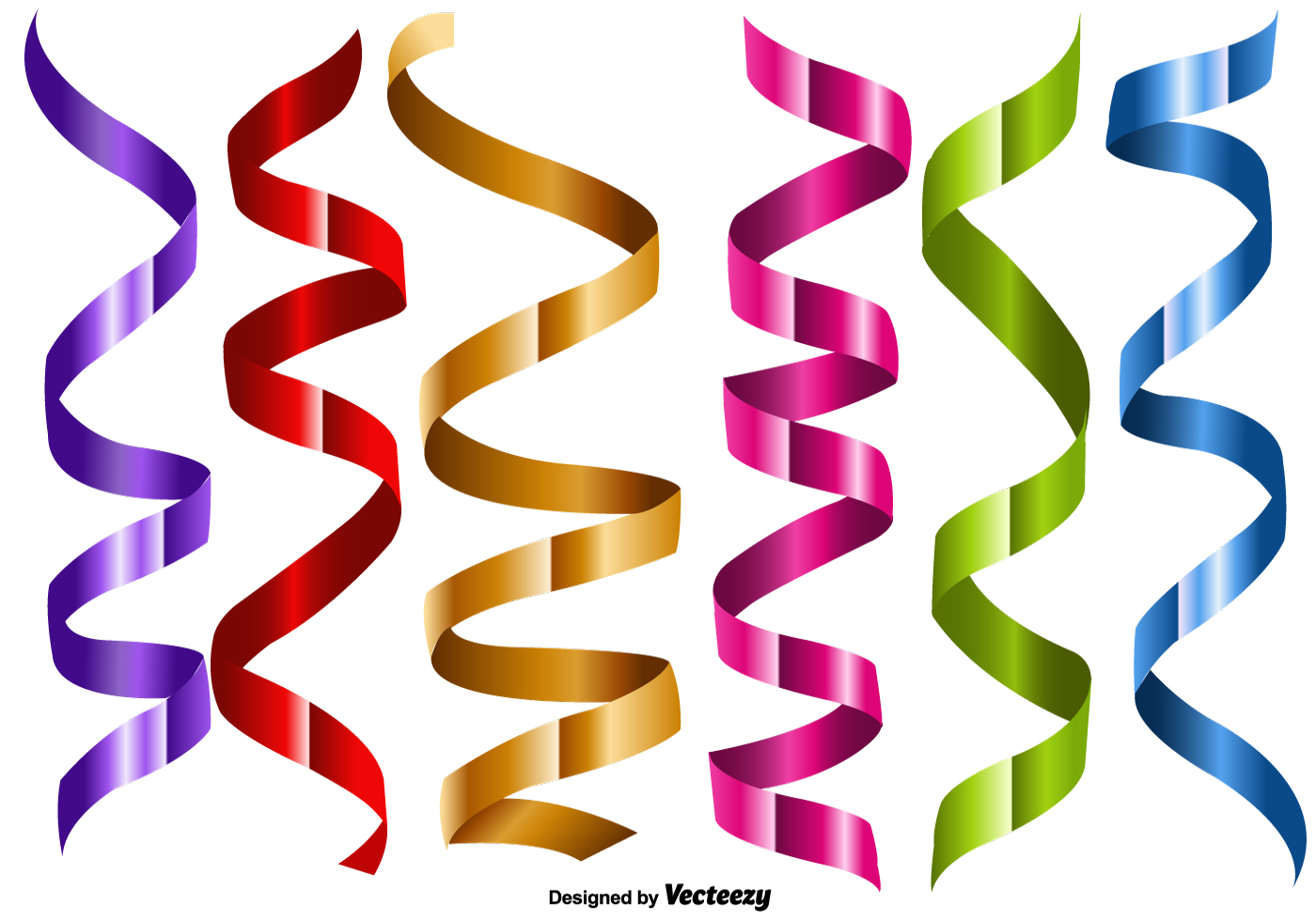 1400x980 Streamers Free Vector Art