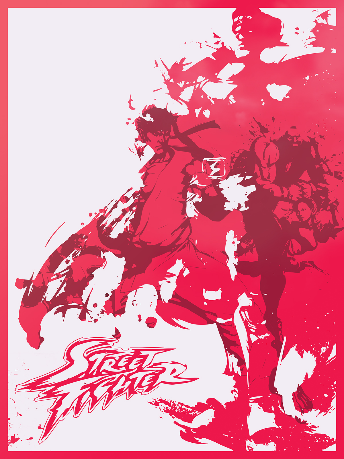 1200x1600 Street Fighter Vector On Pantone Canvas Gallery