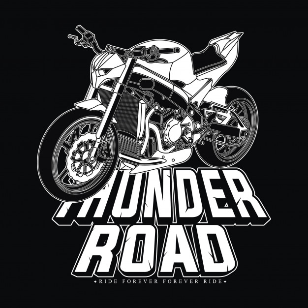 626x626 Street Fighter Bike Design Vector Premium Download