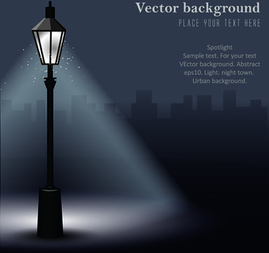 391x368 Street Lamp Free Vector Download
