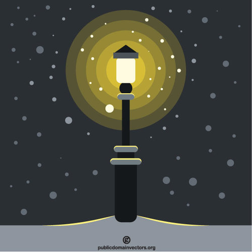 500x500 Street Lamp Vector Graphics