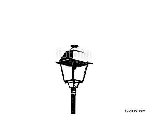 500x389 Street Lamp Vector Illustration Stock Image And Royalty Free