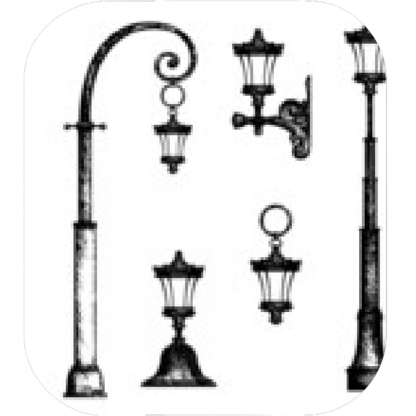 1440x1440 French Street Lamp Vector Cultracing