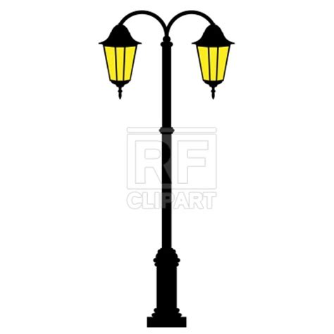 474x474 Old Lamp Post Clip Art