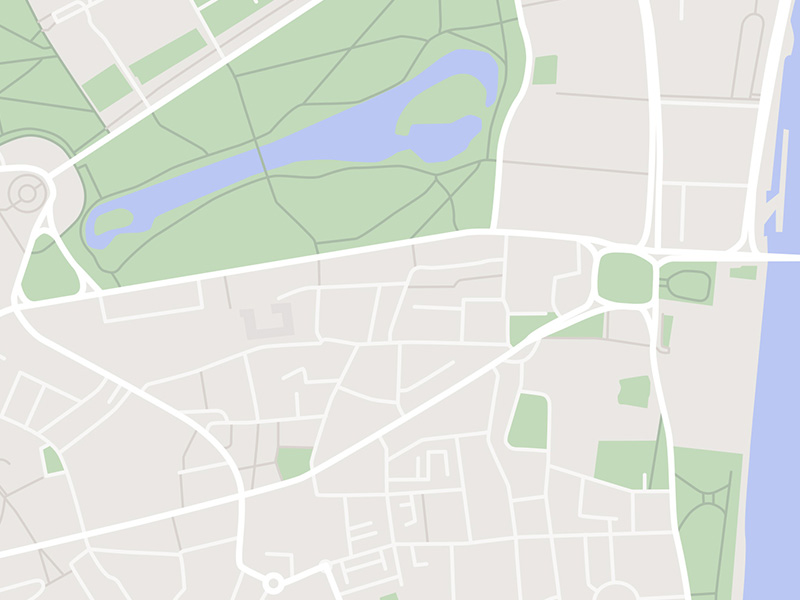 800x600 Vector City Street Maps