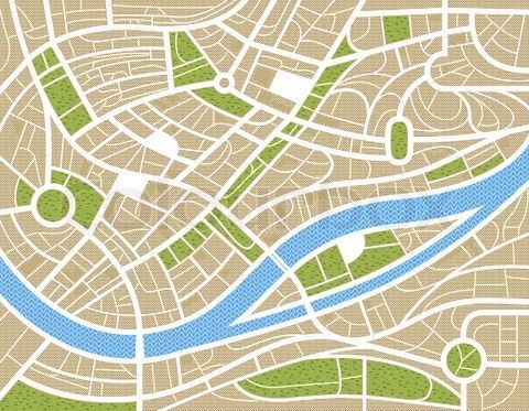 480x373 Vector Of 'vector, Street, Map' Map Vector, Abstract