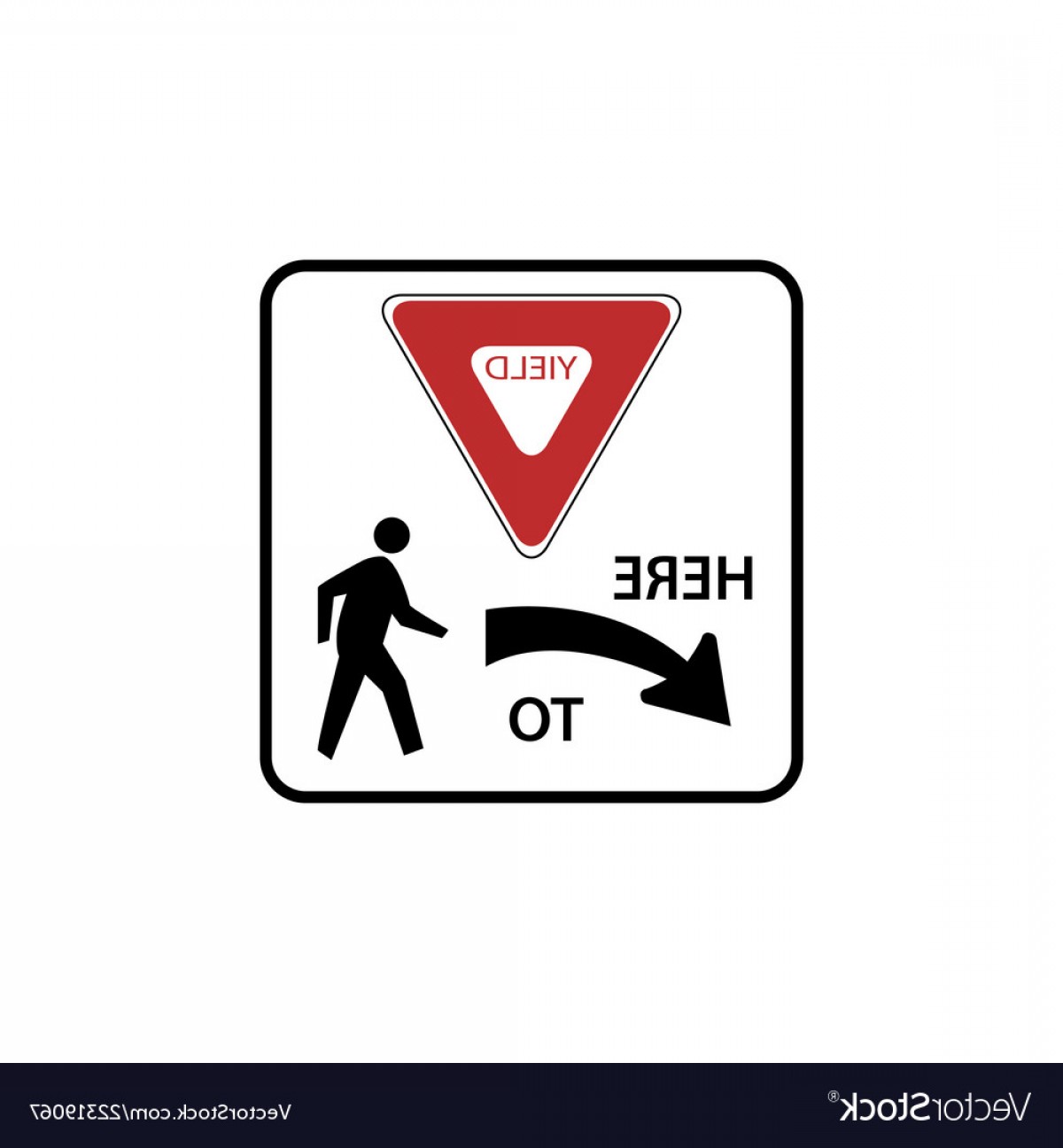 1200x1296 Yield Sign Vector Hoodamath