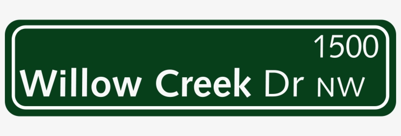 820x278 Free Green Street Sign