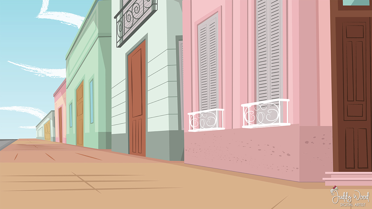 Street Vector Backgrounds On Behance 1200x675 Street Vector Backgrounds On Behance
