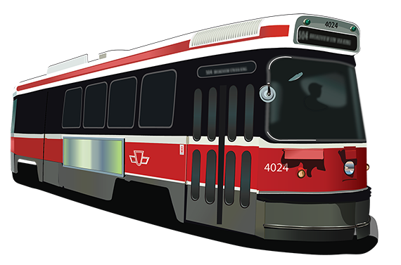 570x377 Personal Project Vector Streetcar Illustration