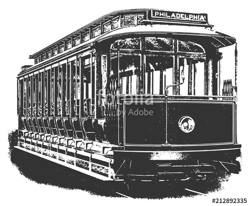 500x413 Tram Streetcar Philadelphia