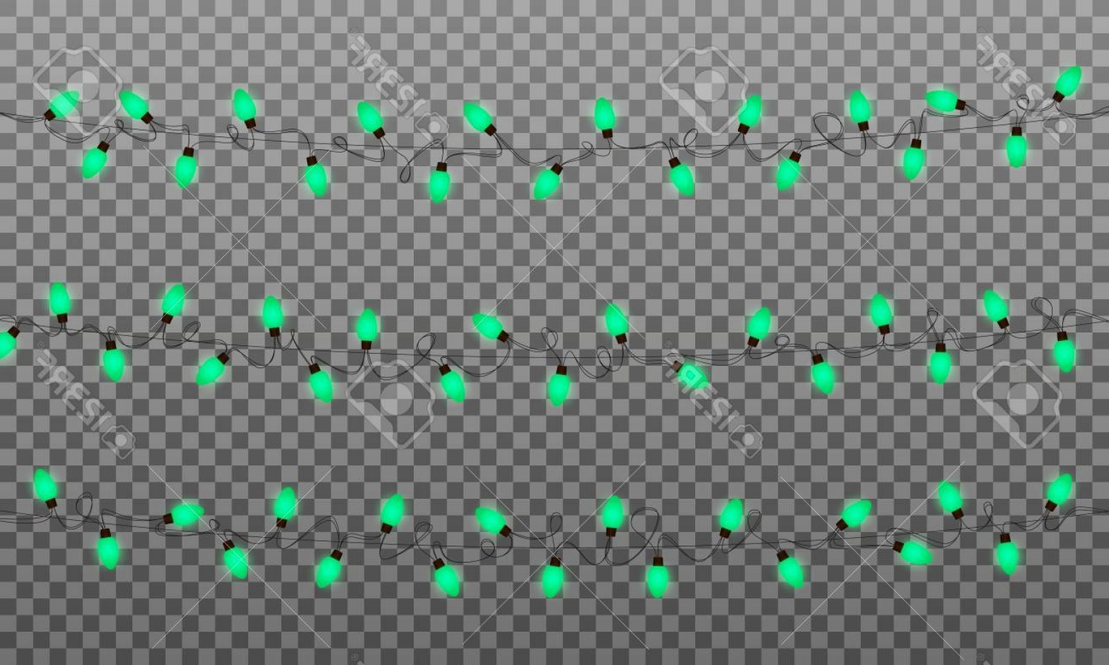 1560x936 Photostock Vector Christmas Lights Vector String Lights Garland