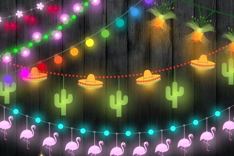 800x533 Novelty String Lights Vector Set Christmas Uk