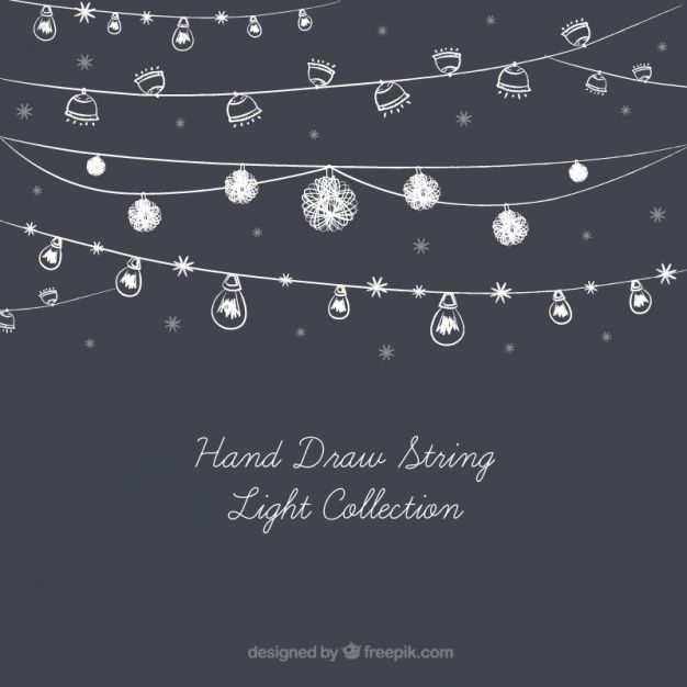 626x626 Doodles String Lights, Wedding Invitations