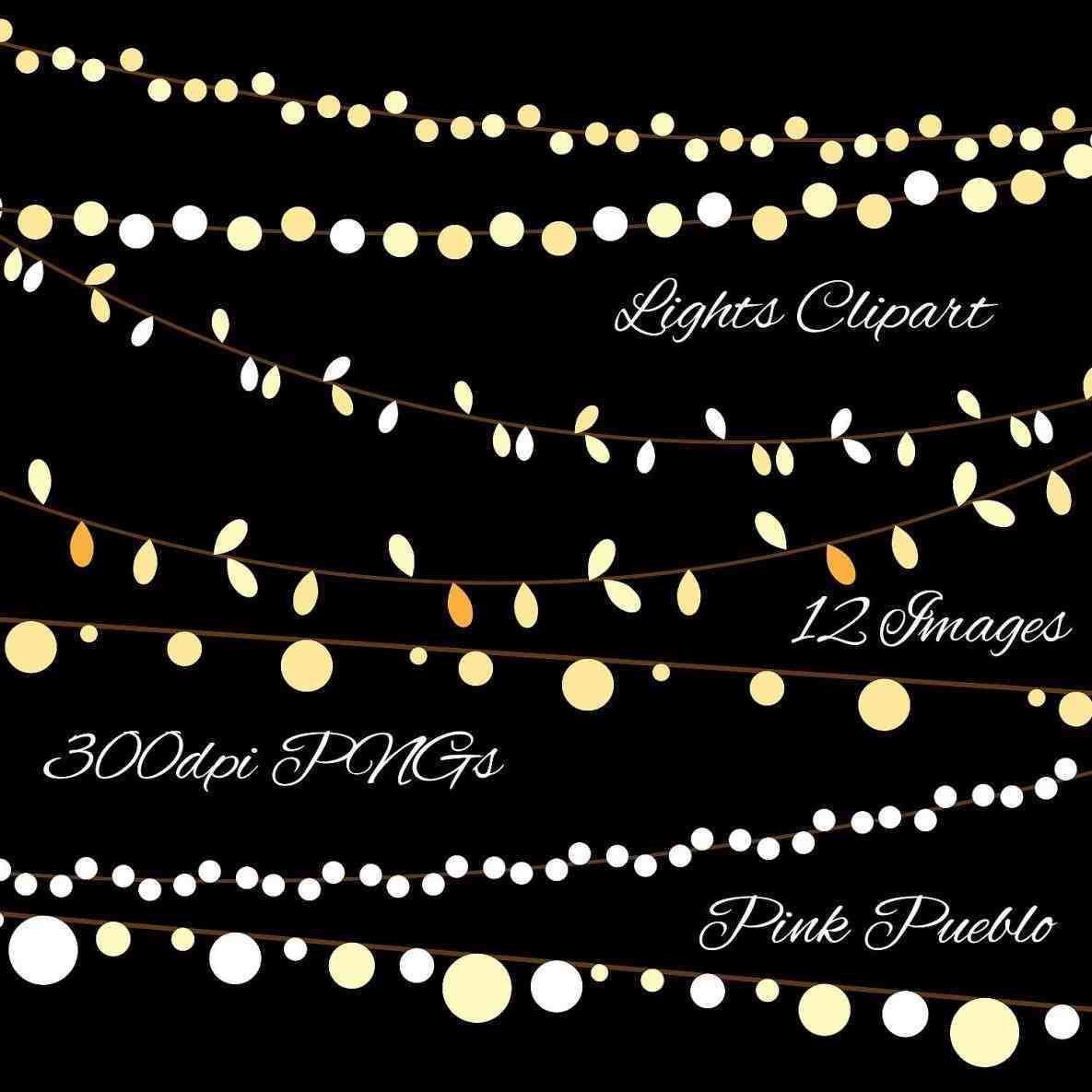 1185x1185 Christmas Lights Vector Png, Png Collections