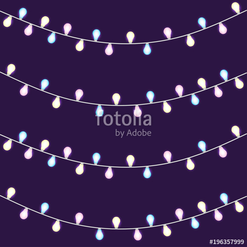 Set Of Overlapping, Glowing String Lights Christmas Glowing 500x500 Set Of Overlapping, Glowing String Lights Christmas Glowing