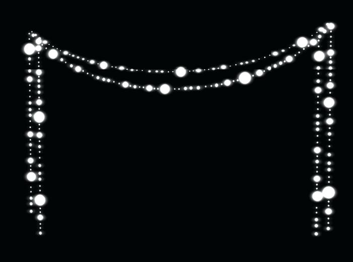 White String Lights Vector 700x521 White String Lights Vector