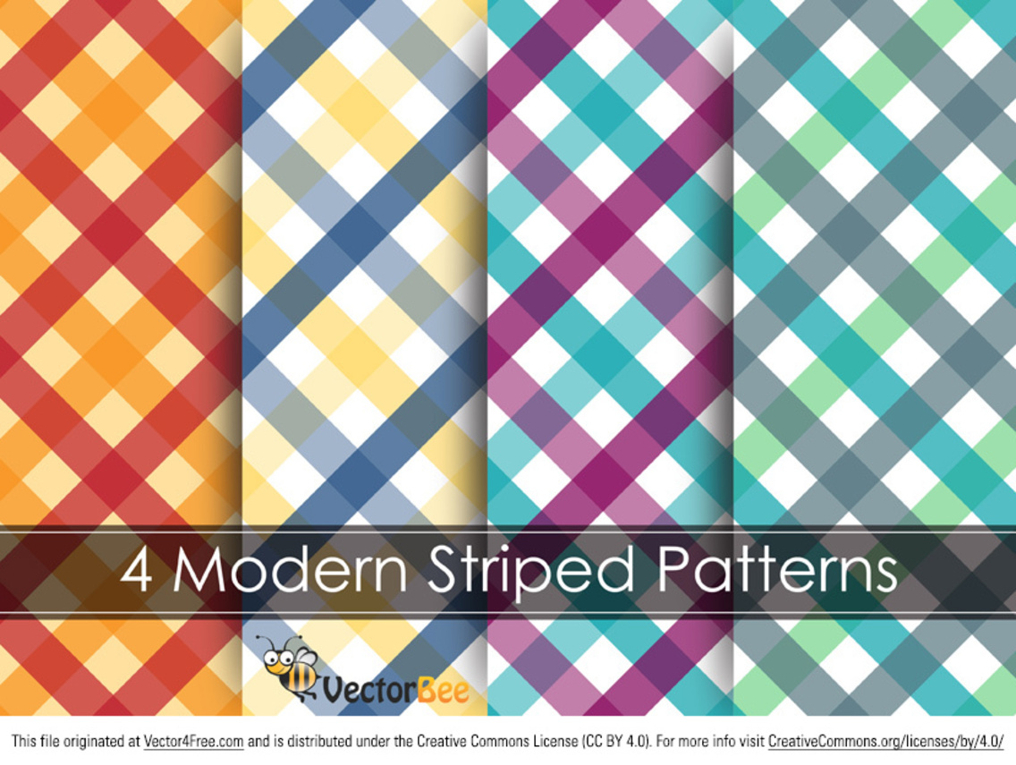 1136x855 Modern Striped Vector Pattern
