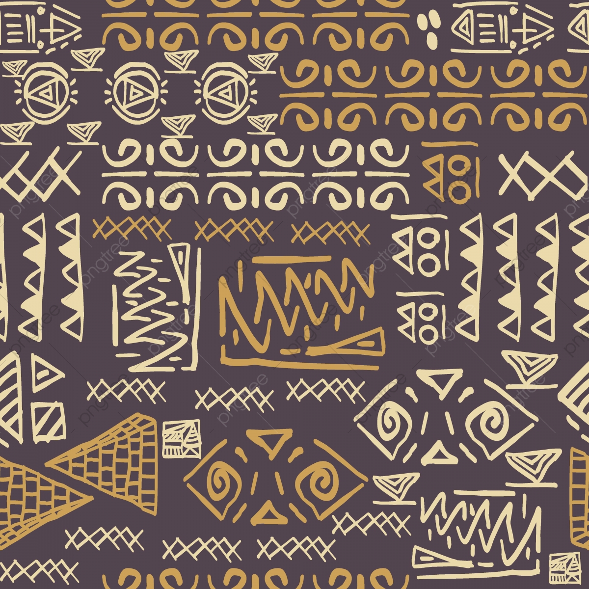 1200x1200 Seamless Striped Pattern Egyptian Theme With Ethnic And Tribal