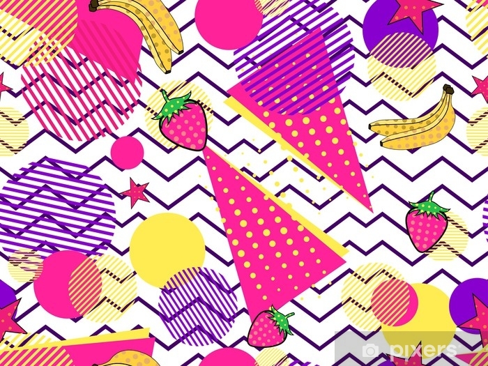 Fruity Seamless Pattern With Memphis Elements And Pop Art Style 700x525 Fruity Seamless Pattern With Memphis Elements And Pop Art Style