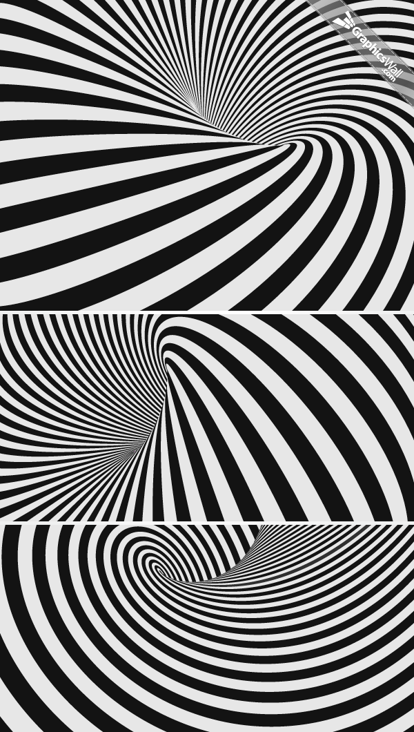 600x1060 Abstract Spiral Striped Vector Backgrounds Graphicswall