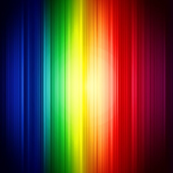 600x600 Abstract Rainbow Colorful Vertical Striped Vector Background Free