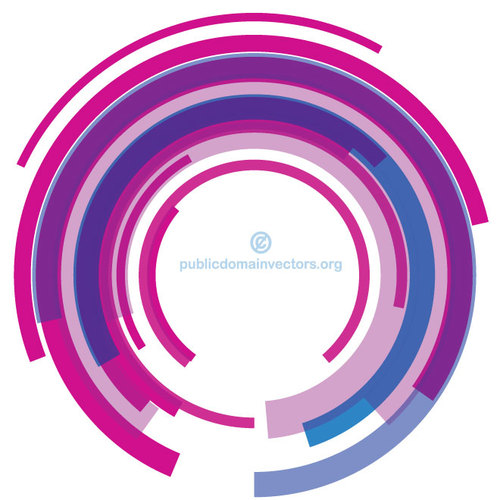 500x500 Round Stripes Vector Graphics