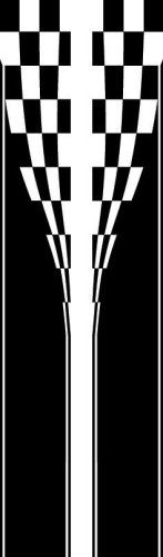 147x500 Racing Stripes Vector Sign Clipart