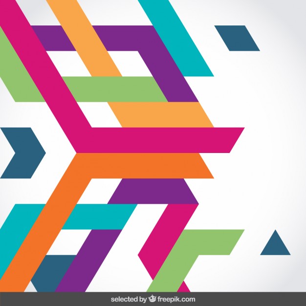 626x626 Colourful Stripes Vector Free Download