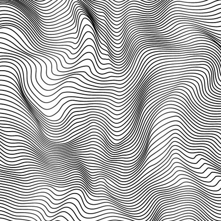 450x450 Vector Of Abstract Black And White Wavy