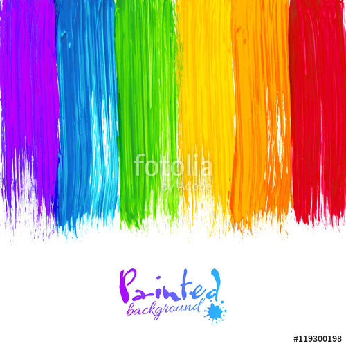 500x500 Acrylic Painted Stripes, Vector Background Stock Image