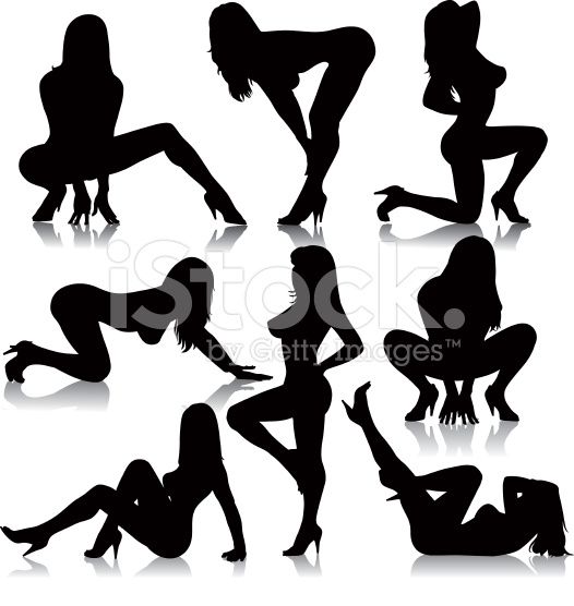 Vector Silhouettes Of A Woman In Provocative Poses Dude 526x556 Vector Silhouettes Of A Woman In Provocative Poses Dude