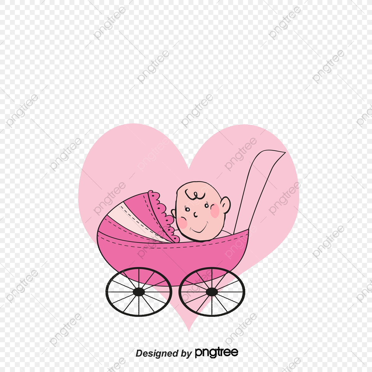 1200x1200 Baby Sitting In The Stroller Vector, Baby, Cartoon Baby, Character