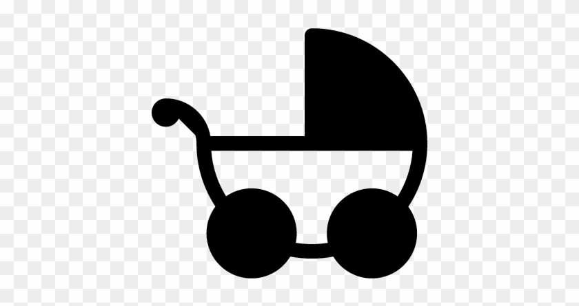 840x445 Old Baby Stroller Vector