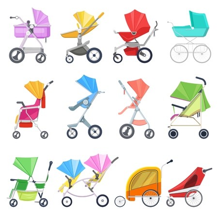 450x450 Stroller Vector Childish Buggy Or Baby Stroller And Pram