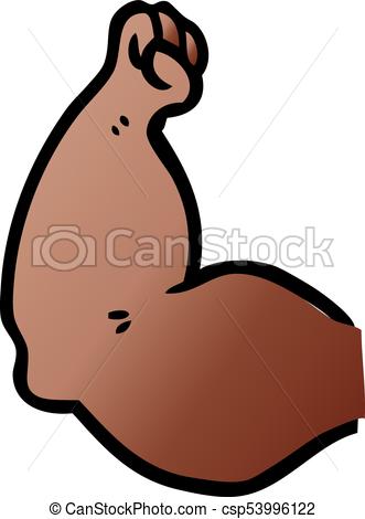 Cartoon Strong Arm Vector Illustration 331x470 Cartoon Strong Arm Vector Illustration