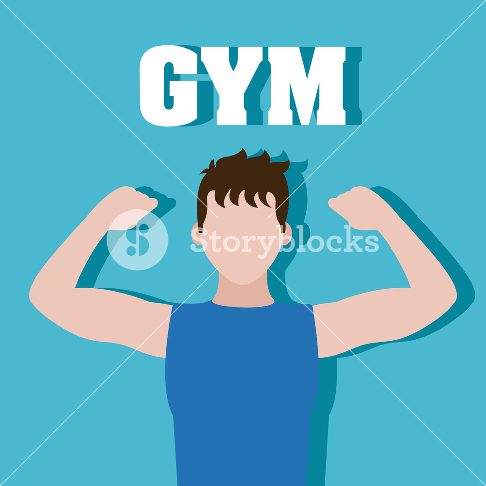 Man With Strong Arms Vector Illustration Graphic Design Royalty 1000x1000 Man With Strong Arms Vector Illustration Graphic Design Royalty