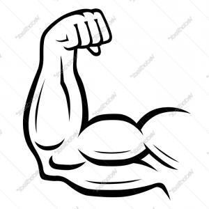 Strong Arm Vector At Vectorified.com 