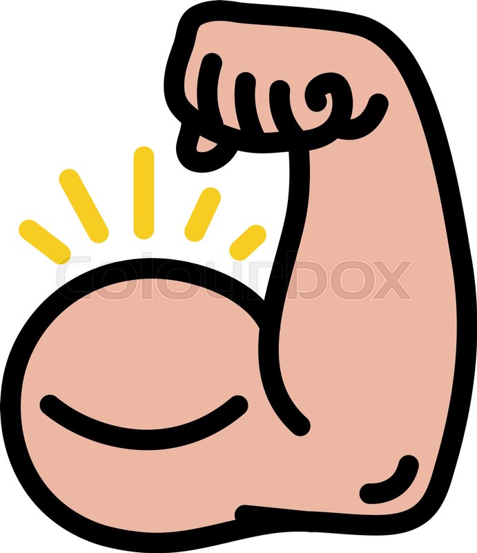 Strong Bodybuilder Biceps Flex Arm Stock Vector Colourbox 691x800 Strong Bodybuilder Biceps Flex Arm Stock Vector Colourbox