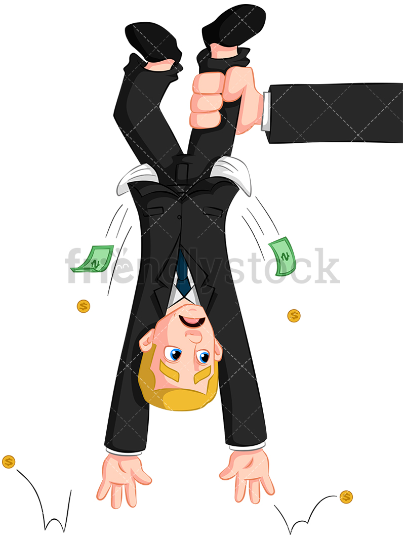 Arm Holding Business Man Upside Down Vector Cartoon Clipart 800x1067 Arm Holding Business Man Upside Down Vector Cartoon Clipart