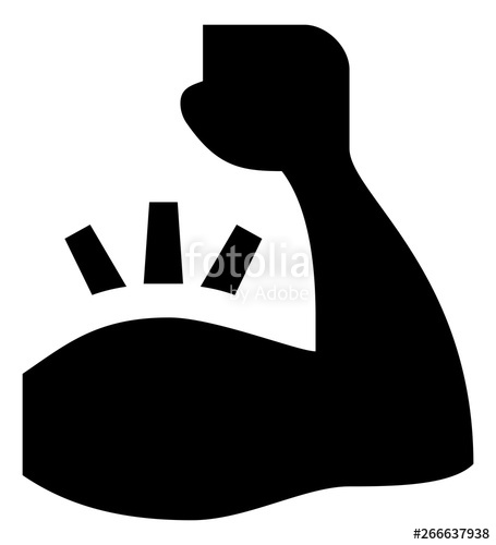 Bicep Strong Arm Icon Stock Image And Royalty Free Vector 455x500 Bicep Strong Arm Icon Stock Image And Royalty Free Vector