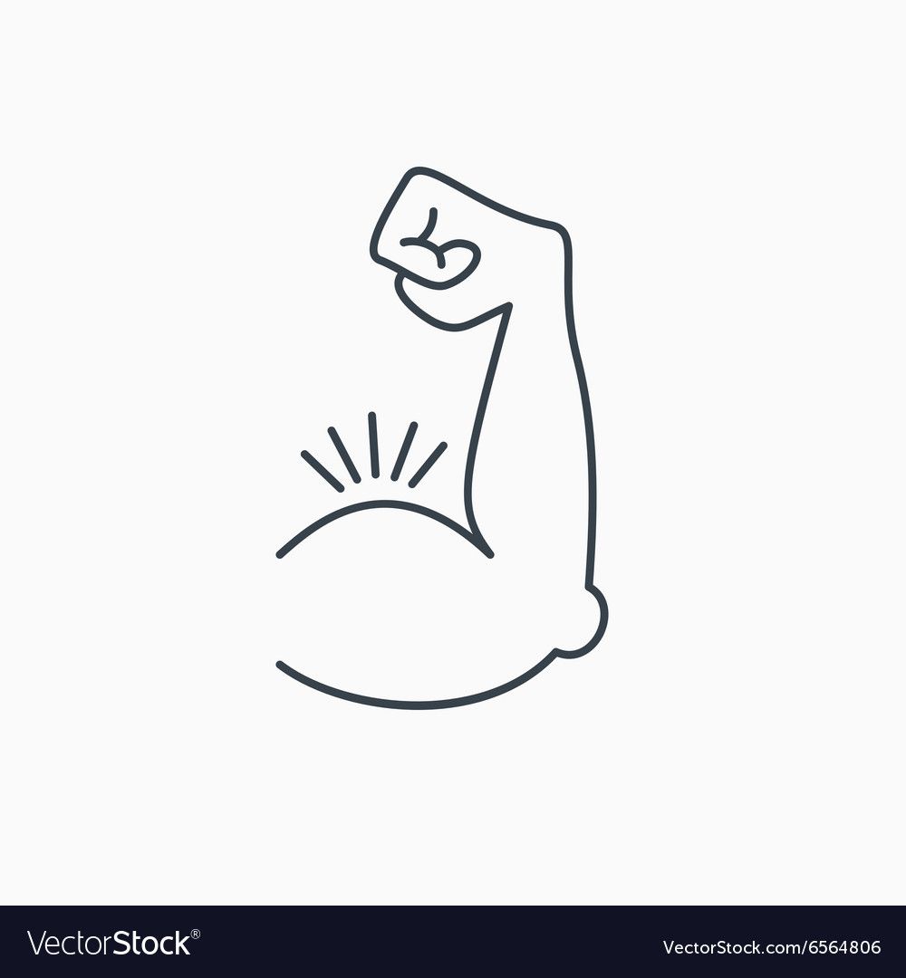 Biceps Muscle Icon Bodybuilder Strong Arm Sign Vector Image Med 1000x1080 Biceps Muscle Icon Bodybuilder Strong Arm Sign Vector Image Med