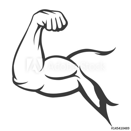 Bodybuilder Muscle Flex Arm Vector Illustration Strong Macho 500x500 Bodybuilder Muscle Flex Arm Vector Illustration Strong Macho