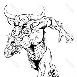 300x300 Photominotaur Isolated Strong Man Bull Mythical Powerful Monster