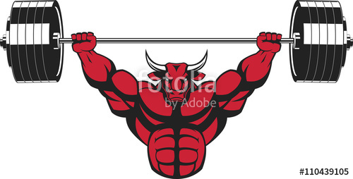 500x254 Strong Ferocious Bull Stock Image And Royalty Free Vector
