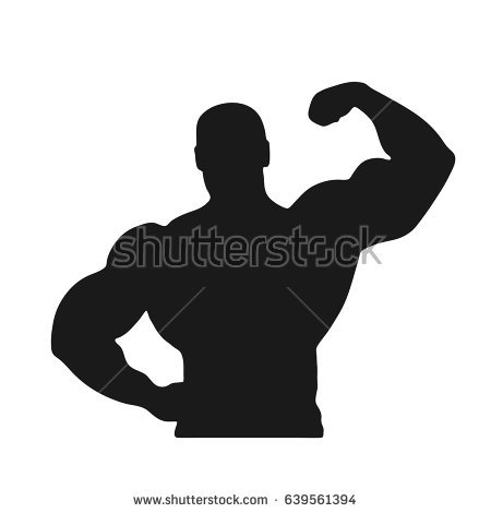 Strong Man Silhouette 450x470 Strong Man Silhouette