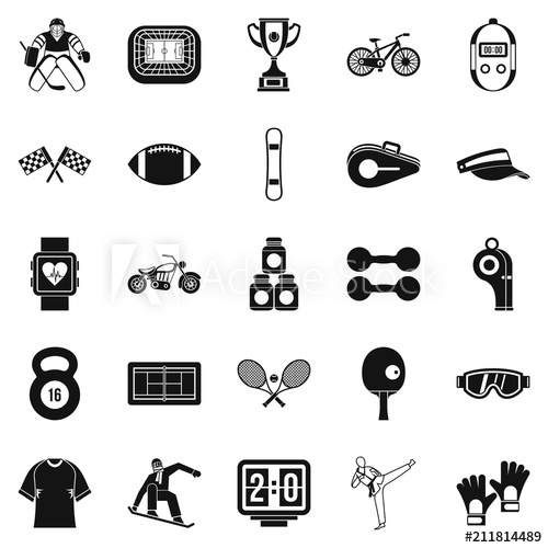 Strong Man Icons Set Simple Set Of Strong Man Vector Icons 500x500 Strong Man Icons Set Simple Set Of Strong Man Vector Icons