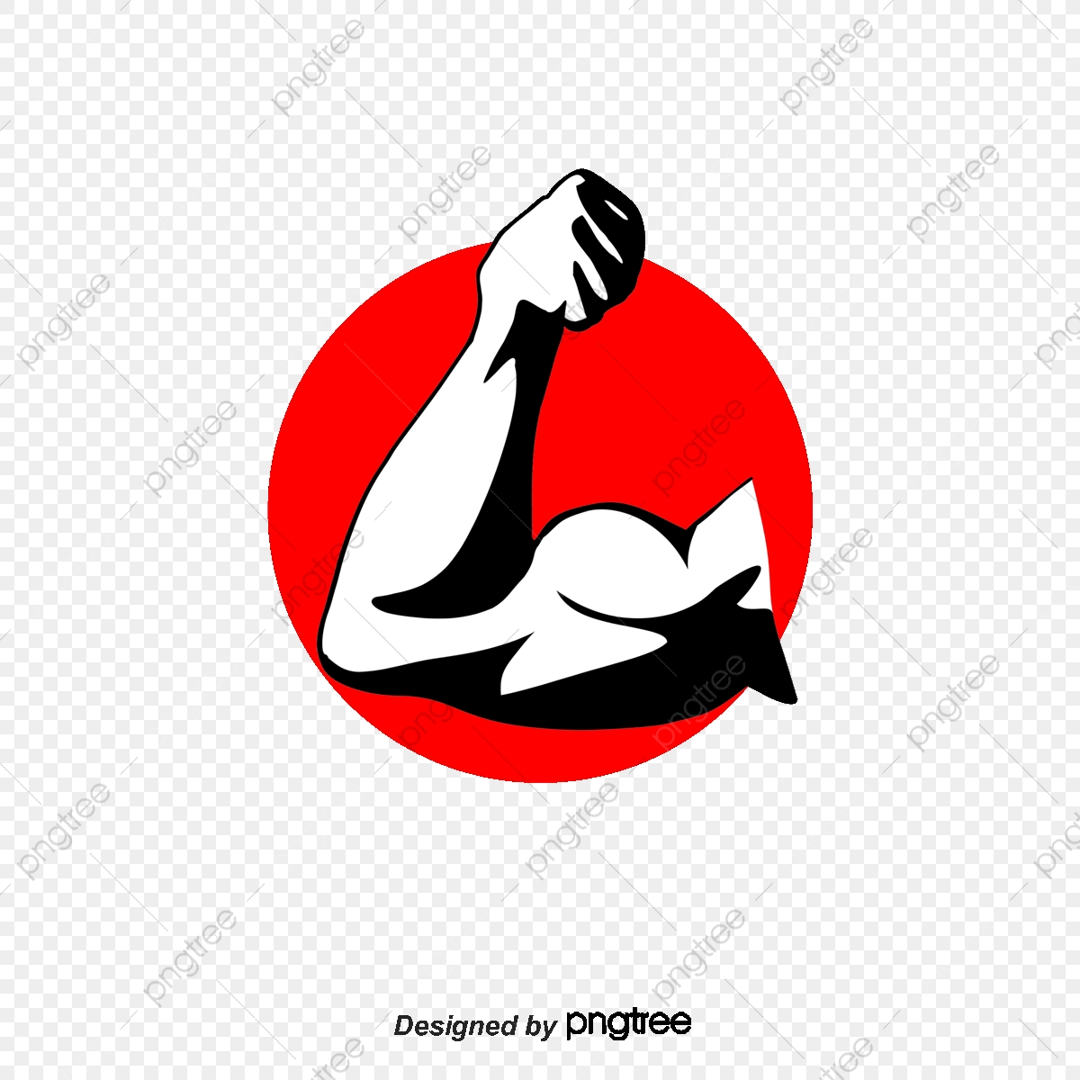 1200x1200 Strong Arm Icon, Slimming Shaping, Red Icon, Arm Png And Vector