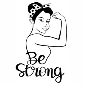 301x301 Women Power Be Strong Vector